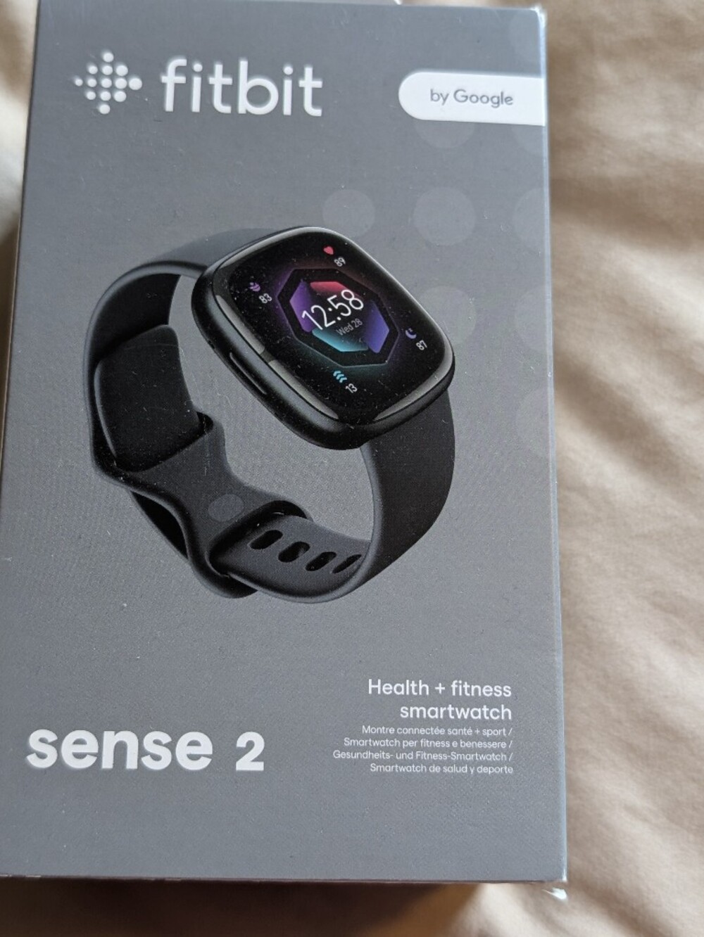 Fitbit Sense 2 Advanced Health & Fitness Smartwatch - Graphite / Shadow Grey